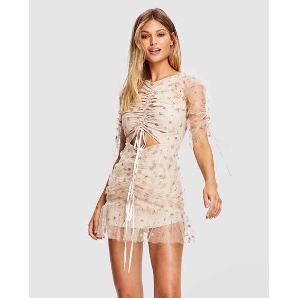 ALICE MCCALL PEACH MOOD FOR LOVE MINI DRESS Size US 2 Brand New - Picture 2 of 16